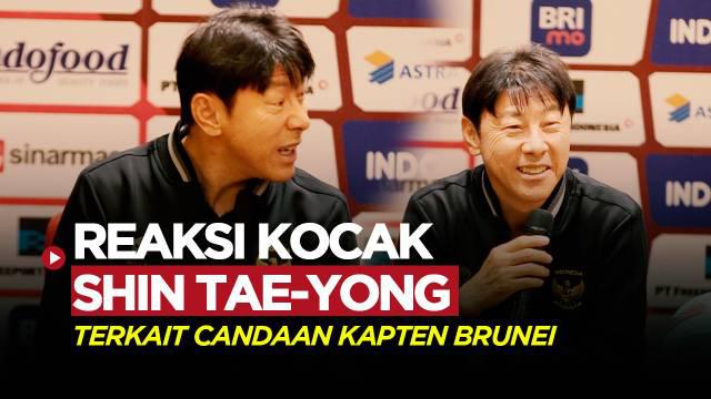 Berita video pelatih Timnas Indonesia, Shin Tae-yong, bereaksi yang tak biasa ketika mendengar ungkapan Kapten Brunei Darussalam yang sebut Timnas Indonesia gunakan formasi 1-1-8.