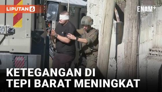 VIDEO: Militer Israel Gerebek dan Tangkap Warga Palestina