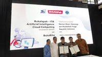 Pembukaan pusat riset Bukalapak di ITB, Bandung, Jumat (1/2/2019). Liputan6.com/ Agustinus Mario Damar