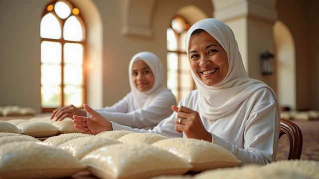 cara membayar fidyah dengan beras