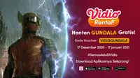 lasan Nonton Film Gundala Karya Joko Anwar di Vidio, Ada Promo Gratis Streaming. (Sumber : dok. vidio.com)