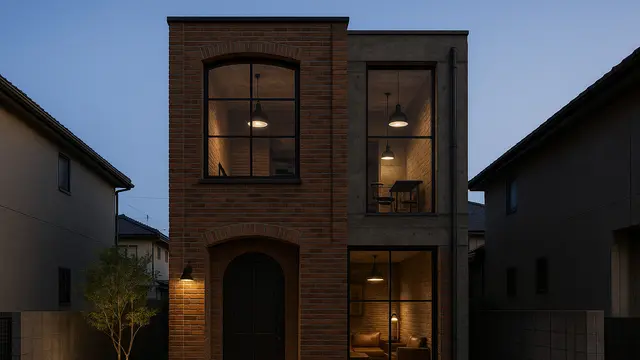 Desain Rumah Mewah Lahan Sempit (Foto: ChatGPT)