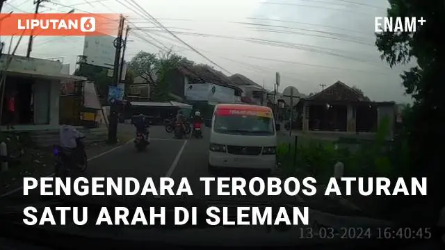 Beredar video rekaman dashcam terkait kenakalan pengendara yang lawan arah. Kejadian tersebut berada di kawasan Ngemplak, Sleman, Yogyakarta. Rabu (13/3/2024)