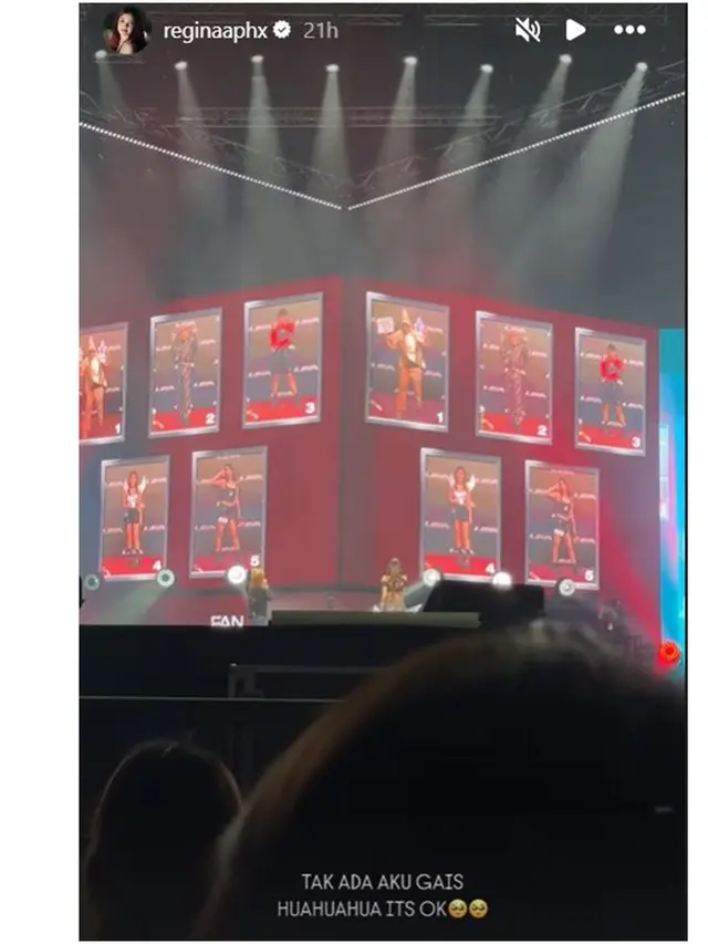 7 Potret Regina Phoenix Dinotice Lisa BLACKPINK di Fan Meetup Singapura, Girang