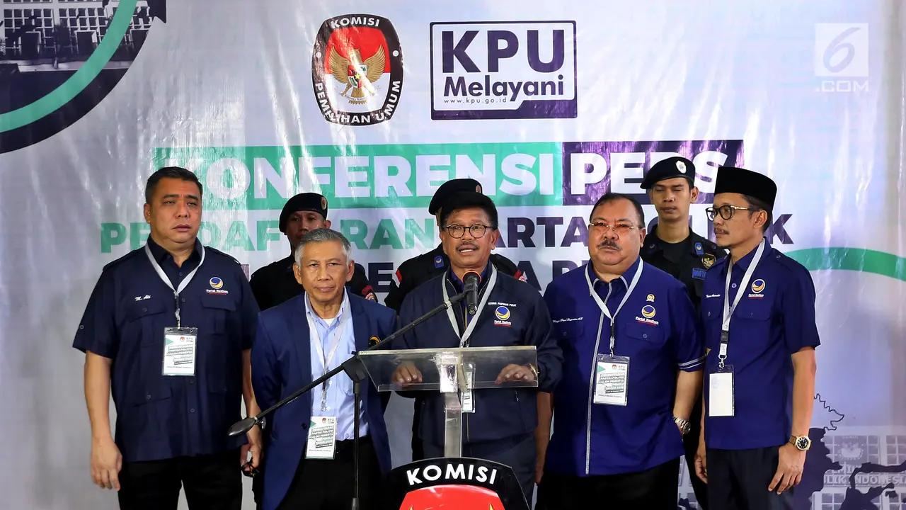 NasDem Daftar Jadi Peserta Pemilu 2019