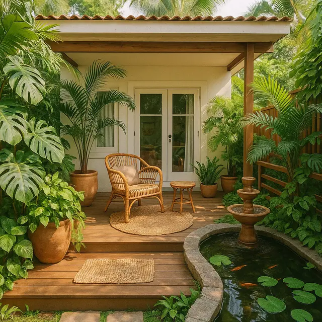 Teras Cor Dak untuk Rumah Estetik ala Instagram 2025 (Foto: ChatGPT)