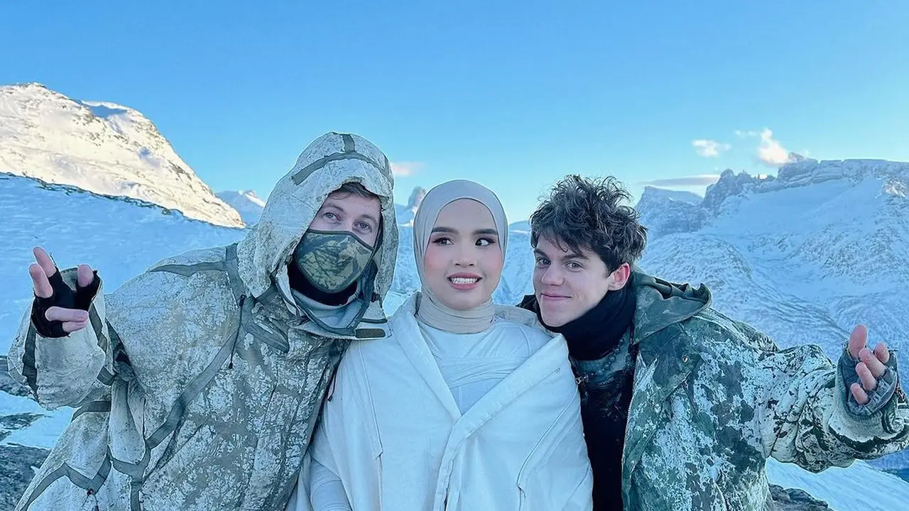Alan Walker, Putri Ariani, dan Peder Elias. (Instagram/ arianinismaputri)