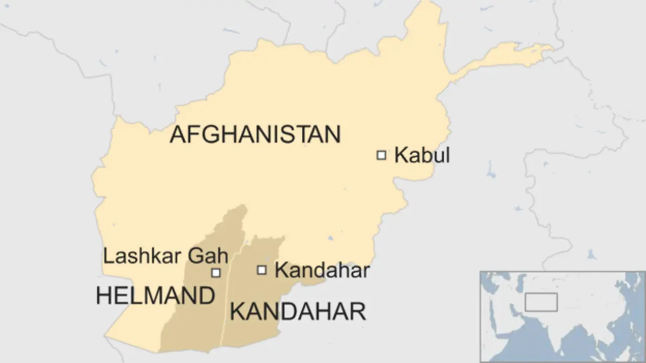 Ledakan bom di Afghanistan. (BBC)
