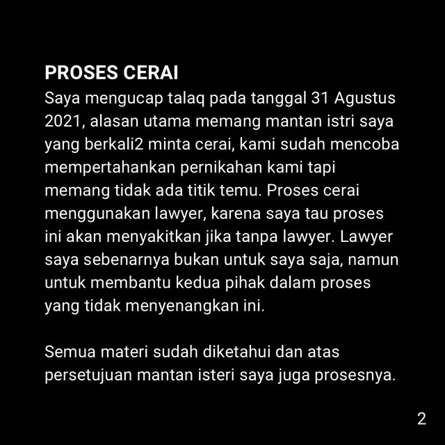 Pengakuan Steno Ricardo, mantan suami Mawar AFI