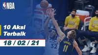 Berita Video 10 Aksi Terbaik NBA 18 Februari 2021, Slam Dunk Keren dari Zach LaVine
