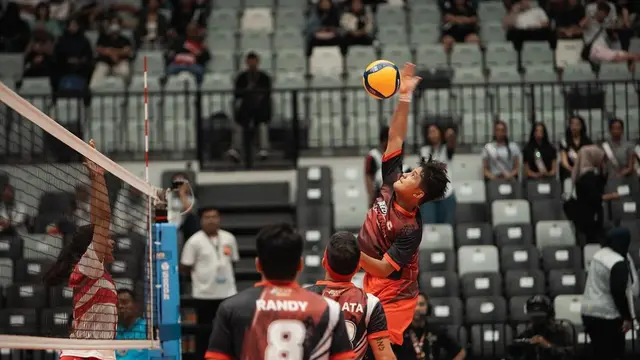 9 Potret Aksi Jirayut di Laga Pembuka Fun Volley Ball 2024, Jadi MVP