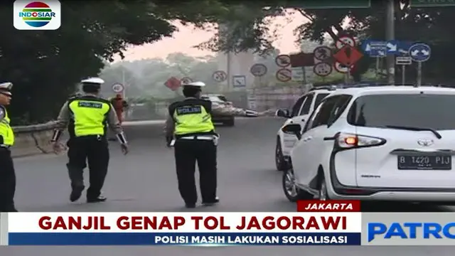 Usai uji coba selama 1 bulan, pembatasan kendaraan ganjil genap Tol Tagorawi di pintu Tol Cibubur 2 resmi diberlakukan.