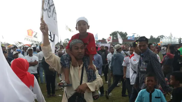 Anak-anak Terlihat Ikut Gelaran Capres 02 Prabowo Subianto Menyapa Bogor
