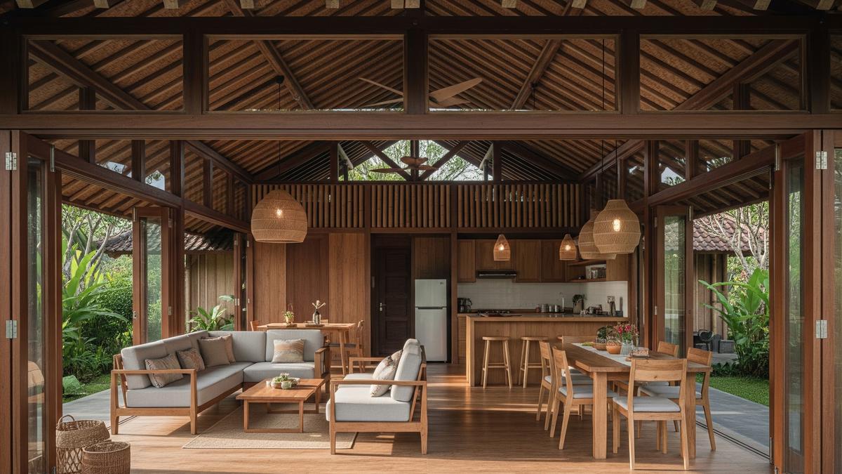 6 Inspirasi Desain Rumah Kampung Tapi Pakai Konsep Open Space Biar Adem dan Tetap Nyaman