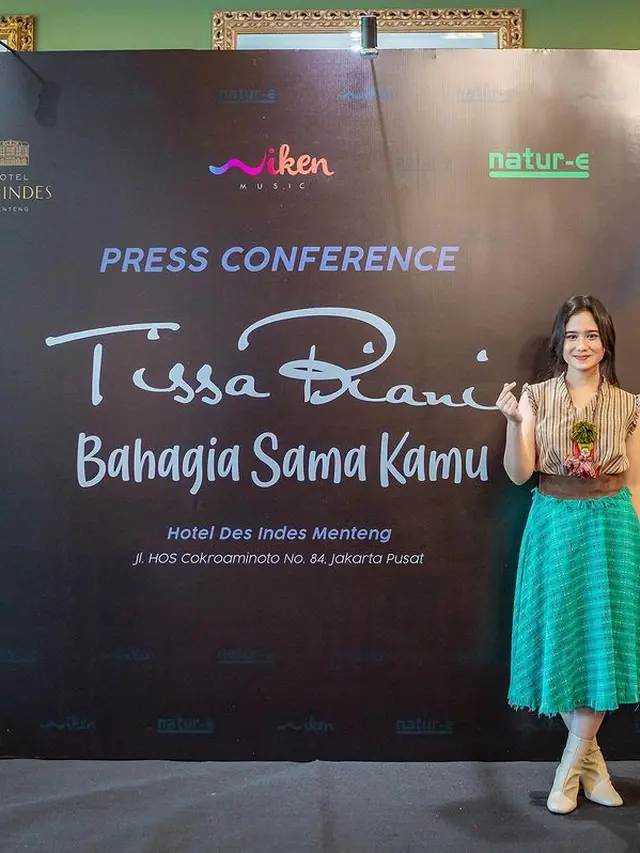 Ditemani Dul Jaelani, Ini 6 Momen Tissa Biani Launching Single Perdana