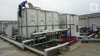 Petugas melakukan pengecekan rutin RCW Tank di Wisma BCA Foresta, BSD pada Kamis (16/6/2022). Wisma BCA Foresta merupakan gedung yang beroperasi sejak Oktober 2020 dengan peruntukan sebagai kantor pusat BCA dengan Total luas bangunan lebih dari 45.000 m2. (Liputan6.com/HO/BCA)