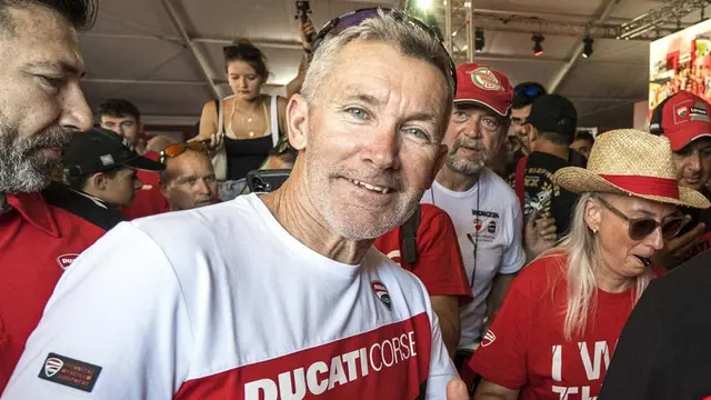 Tiga kali juara WorldSBK sekaligus eks pembalap MotoGP, Troy Bayliss (c) Ducati Corse