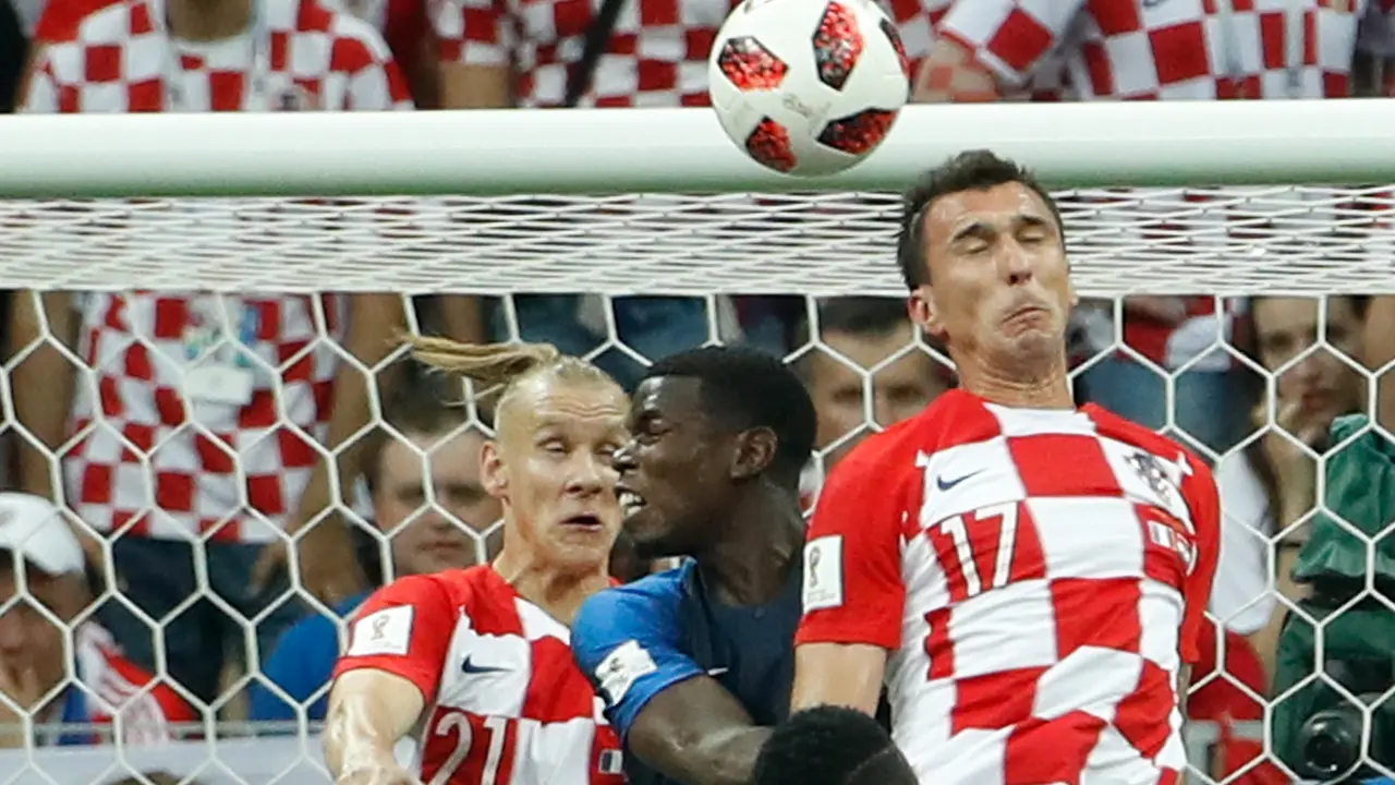 Mario Mandzukic Cetak Gol Bunuh Diri di Final Piala Dunia