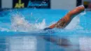 Prajurit AS, Leonard Anderson ambil bagian pada kejuaraan renang  Invictus Games Orlando 2016 di Florida, Amerika Serikat, (11/5/2016). (REUTERS/Carlo Allegri)