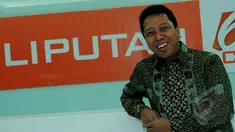 Ketua Umum DPP Partai Persatuan Pembangunan (PPP) versi Mukhtamar Surabaya, Romahurmuziy mendatangi kantor Liputan6.com, Jakarta, Kamis (12/2/2015). (Liputan6.com/Faisal R Syam)