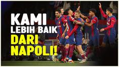 Berita video Barcelona berhasil mengalahkan Napoli dengan agregat 4-2 dalam leg kedua babak 16 besar Liga Champions, pada Rabu (13/3/2024).