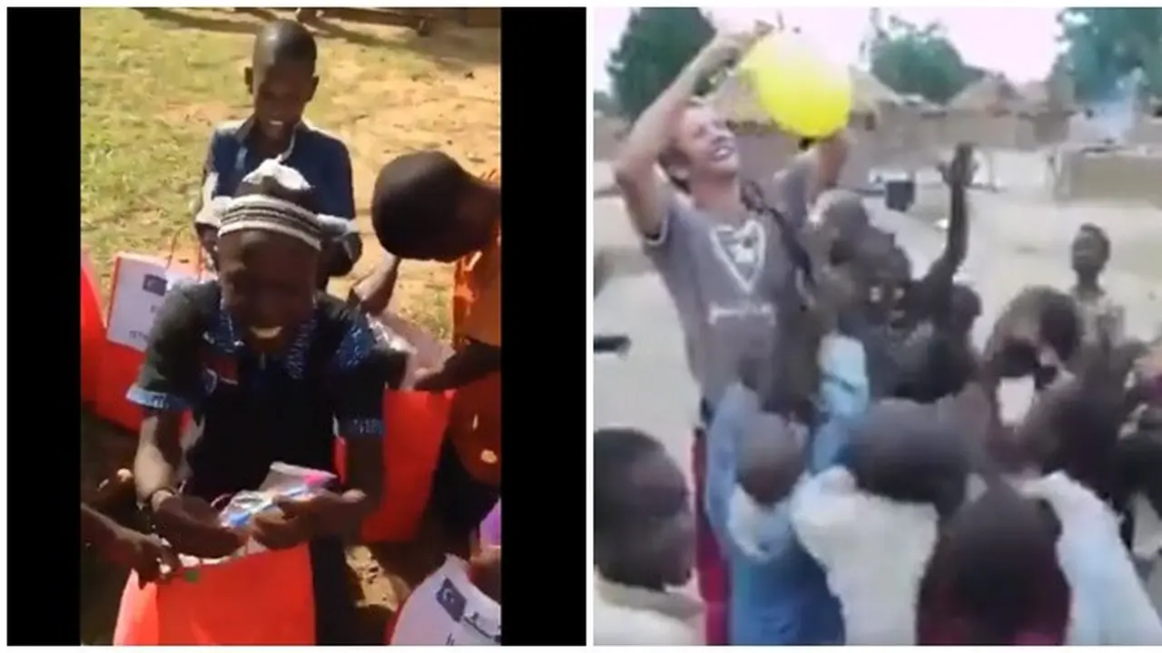 Momen Haru Anak Afrika Dapat Mainan Ini Bikin Terenyuh