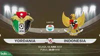 Live Streaming Timnas Yordania Vs Timnas Indonesia di Vidio