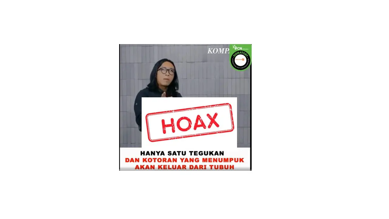 Cek fakta video dr Tirta