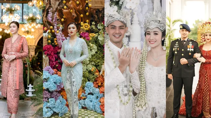 5 Potret Kebaya Menawan Pilihan Febby Rastanty dari Lamaran, Pengajian, hingga Akad Nikah