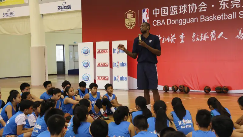 Jr NBA All Stars Dilatih Dikembe Mutombo