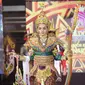 Busana wayang kulit desainer malaysia,&nbsp;Nthiran Krishnan, jadi Kostum Nasional Terbaik di Junior Idol World 2022. (dok. Facebook&nbsp;Miss Angie Beauty Queen Page/https://web.facebook.com/photo?fbid=433669408763830&amp;set=pcb.433669745430463&amp;_rdc=1&amp;_rdr)