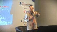 Wakil Menteri Imigrasi dan Permasyarakatan (Imipas) Silmy Karim dalam acara Diaspora Summit 2 yang digelar Indonesian Diaspora Network United (IDN-United) di Jakarta Selatan, Selasa (13/8/2025). (Foto: Liputan6.com/Winda Nelfira).