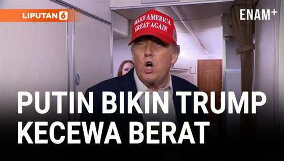 VIDEO: Trump Kecewa Berat Usai Teleponan dengan Putin, Soal Apa?