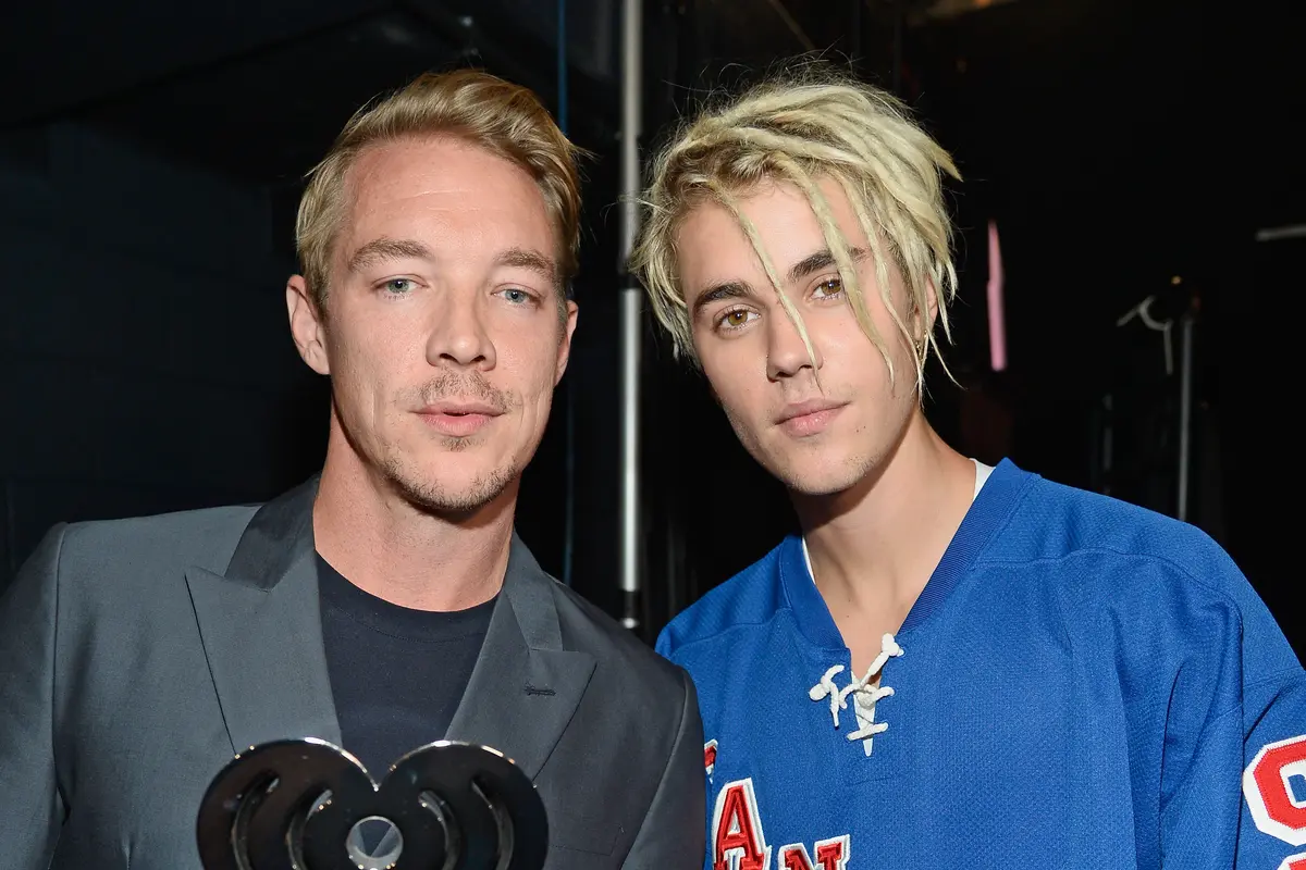 [Bintang] Diplo dan Justin Bieber 