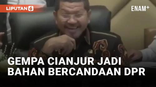 VIDEO: Gempa Cianjur, Anggota DPR Tertawa Lihat Kepala BMKG Sembunyi di Bawah Meja
