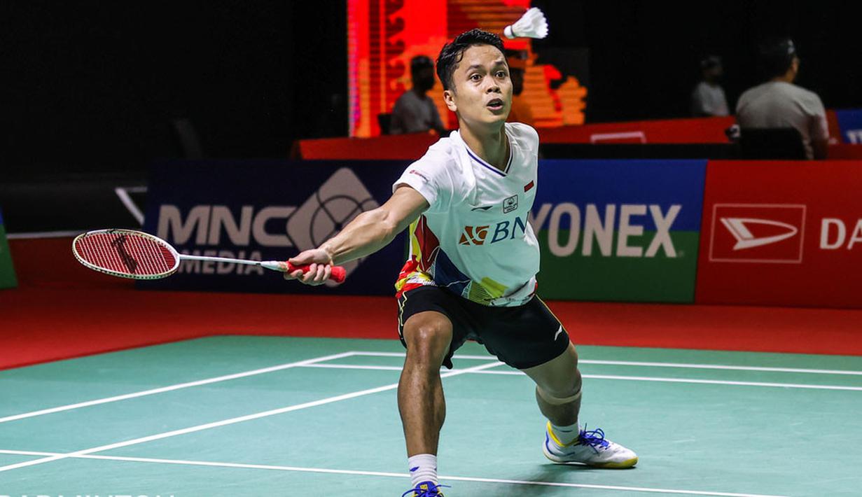 Berstatus tuan rumah, Anthony Sinisuka Ginting justru lebih banyak tertekan. Sebaliknya Kunlavut Vitidsarn malah sangat lepas dan begitu dominan khususnya pada gim kedua dana ketiga. (Badminton Photo/Erika Sawauchi)