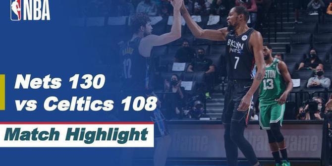 VIDEO: Highlights NBA Playoffs, Brooklyn Nets Meraih Kemenangan Kedua atas Boston Celtics 130-108
