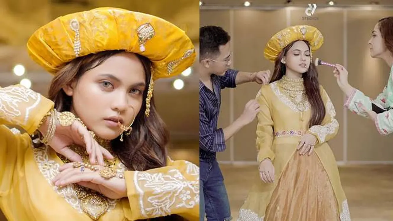 Cover Lagu India, Ini 7 Potret Putri DA Tampil Menawan Bak Seleb Bollywood