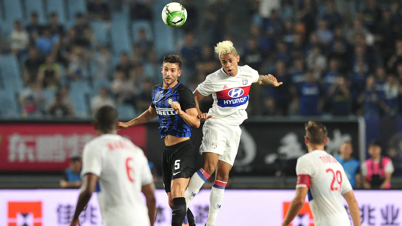 FOTO: Gol Stevan Jovetic Antar Inter Milan Bungkam Lyon