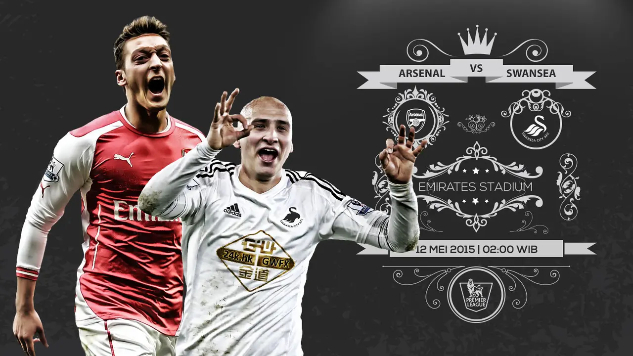 Prediksi Arsenal vs Swansea City (Liputan6.com/Yoshiro)