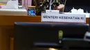 Menteri Kesehatan Budi Gunadi Sadikin saat mengikuti rapat kerja bersama Komisi IX Dewan Perwakilan Rakyat (DPR) RI di Kompleks Parlemen, Senayan, Jakarta, Selasa (11/2/2025). (Liputan6.com/Angga Yuniar)