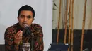 Lingkaran Survei Indonesia (LSI) mengadakan konferensi pers terkait Pilkada oleh DPRD, Jakarta, Selasa (9/9/2014) (Liputan6.com/Andrian M Tunay)