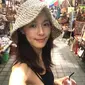 Bintang Korea Park Jiyoung atau Kahi habiskan waktu liburan di Bali. (dok. Instagram @kahi_korea/https://www.instagram.com/p/Bsamps9jpuK/Asnida Riani)