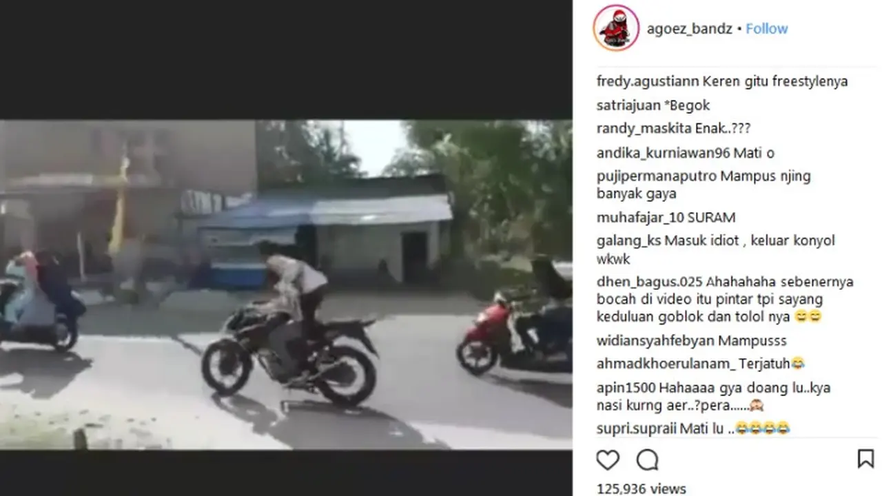 Pelajar SMA Konvoi ugal-ugalan