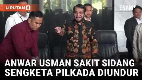 VIDEO: Sidang Panel 3 Sengketa Pilkada 2024 di MK Diunder karena Anwar Usman Sakit