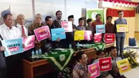 Ketua Umum PP Pemuda Muhammadiyah Dahnil Anzar menilai, apa yang diucapkan Haris adalah hal yang lumrah. (Liputan6.com/Putu Merta SP)