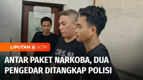 VIDEO: Dua Pengedar Narkoba Diringkus Polisi, Saat Antar Paket Narkoba ke Pelanggannya
