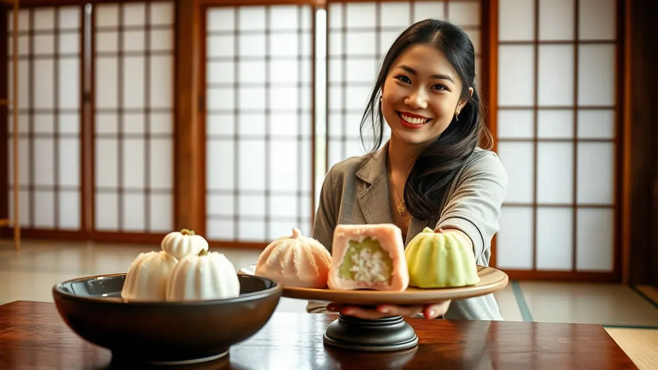 resep mochi daifuku