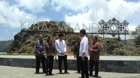 Jokowi saat Peresmian KEK Mandalika di Lombok