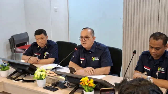 Direktur Utama PT Agrinas Pangan Nusantara (Persero), Joao Angelo De Sousa Mota saat konferensi pers di Menara Yodya, Jakarta, Selasa (24/2/2026). (Foto: Liputan6.com/Arief RH)